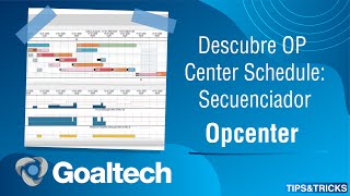 TampT Descubre OP Center Schedule Secuenciador [upl. by Aliahs]