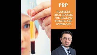 Platelet Rich Plasma PRP for cartilage healing [upl. by Baudoin]