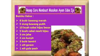 Resep Cara Membuat Masakan Ayam Cabe Ijo [upl. by Arch603]