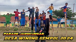 FULL❗ PARADE JANGKUNGAN DESA WINONG GEMPOL CIREBON 2024 [upl. by Adnawak]