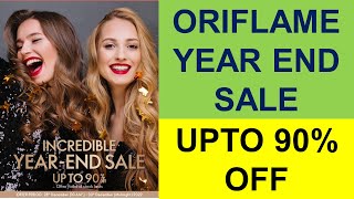 ORIFLAME DECEMBER 2022 INCREDIBLE YEAR END SALE UPTO 90 OFForiflame oriflameoffers oriflame2022 [upl. by Elbag373]