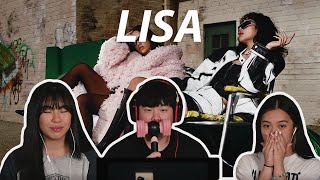 LISA  NEW WOMAN feat Rosalía Official Music Video  Reactions INSANE AURA 👑👑👑 [upl. by Ailuy]