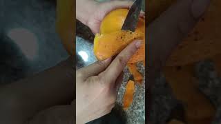 himsagar fruits  sweet mango peeling skill shorts video [upl. by Hutchings504]