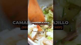 Camarones al Ajillo con una técnica especial  Fácil preparación de Camarones al Ajillo [upl. by Ellesig]