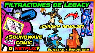 Noticias de Legacy ¿Soundwave Comic o Netflix ¿Chromia retool ¿Sqweeks Core [upl. by Eniretak120]