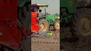 John Deere 🤭 With Super seeder 🧑‍🌾 farming [upl. by Figueroa]