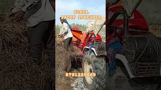 SURYA PADDY THRESHER  HITECH MODEL  8791229669 [upl. by Joletta246]