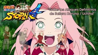 NSUNS4  quot¡El Amor siempre triunfaráquot  Todos los Ataques Definitivos de Sakura Haruno  Uchiha [upl. by Ymmaj]