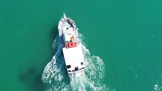 Megali beach Sidari Corfu drone footage in 4k [upl. by Anigriv]