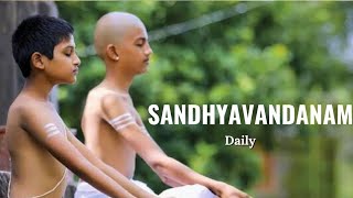 Do Sandhyavandanam daily telugu devotional viralvideo [upl. by Atterg]