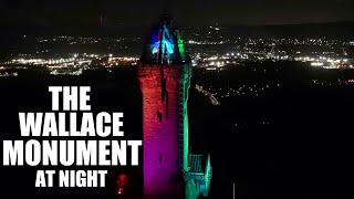 The Wallace Monument at night [upl. by Ardnaskela]