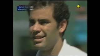 2001 Indian Wells SF  Sampras vs Kafelnikov Rai Sport [upl. by Yrallih]