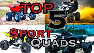 Top 5 Sport ATVs On The MARKET [upl. by Dnob]