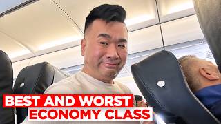 Which Airline has the Best and Worst Economy Class Seat [upl. by Trimble931]