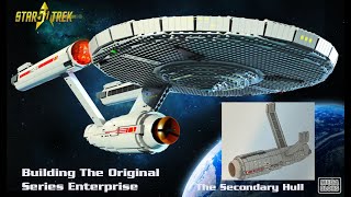 Building The Mega Bloks TOS Enterprise Pt 11 EngineeringSecondary Hull [upl. by Atekihs]