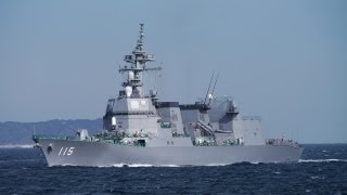 JMSDF FLEET REVIEW 2012 DD115 あきづき 自衛隊観艦式2012 1011予行） [upl. by Venus]