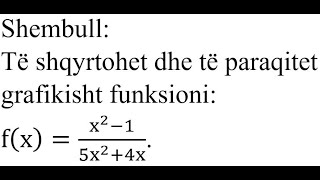 Detyra 54  Matematikë Grafiku i funksionit me 8 hapa [upl. by Anile55]