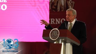 Aumento a salario mínimo fruto de conciliación entre trabajadores empresas y Banxico AMLO [upl. by Cahra]