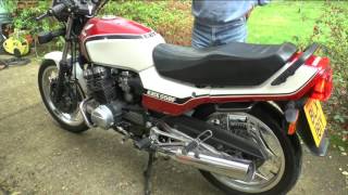 Honda CBX 550 1982 GOODBYE to an old friend October 2016 [upl. by Wieche4]