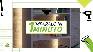 Imparalo in 1 minuto come montare una striscia led  Leroy Merlin [upl. by Thea]