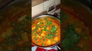 Matar Paneer Recipe😍 Easy Recipe Without Onion Garlic Recipe🤤shorts viral recipe youtubeshorts [upl. by Nyleahcim]