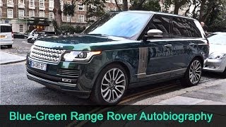 Aintree Green﻿ Range Rover Autobiography in London  Static [upl. by Weidar]