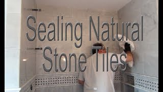 How when and why you should seal your Marble or stone tile [upl. by Mckenzie]