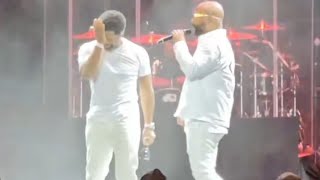 At Boyz 2 men concert emotional moment He lost his mom due to covid [upl. by Frisse377]