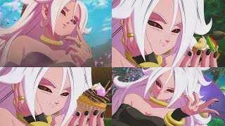 DRAGON BALL FIGHTERZ Android 21 Eats Everyone [upl. by Chaim]