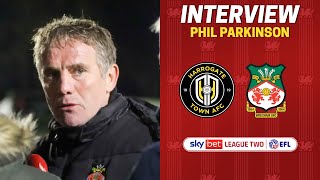 INTERVIEW  Phil Parkinson after Harrogate Town [upl. by Annoyed]