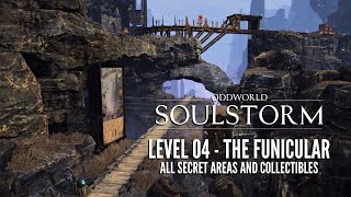 Oddworld Soulstorm  Level 4 The Funicular  All Secret Areas and Collectibles [upl. by Eoz]