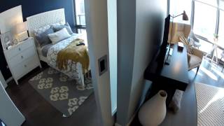 River North Chicago Apartments  Hubbard Place  Convertible Model  06 Layout  GoPro Tour [upl. by Ahsemit]