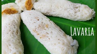 Lavaria  Sri Lankas Special Recipe  Sweet String Hopper  Simple Home Food [upl. by Ahcorb146]