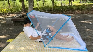 Foldable Mosquito Net Unbox and Review  Scam or Legit？ [upl. by Atiraj]