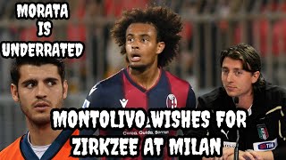 Montolivo Zirkzee Could Have Made a Difference at Milan and Morata Deserves More Credit [upl. by Saraann241]