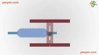 507 Mechanical Movements  No 119  Reciprocating Rectilinear motion [upl. by Lagasse]