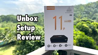 Unbox amp Review EVpad 11P Android TV Box [upl. by Ameehs988]