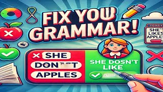 Common Grammar Mistakes Don’t vs Doesn’t – Learn Correct Usage [upl. by Ahsropal]