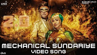 Mechanical Sundariye Full Video Song  20 Hindi  Rajinikanth  Shankar  AR Rahman [upl. by Brandea]