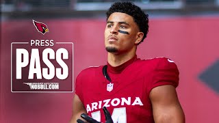 WR Michael Wilson Press Conference  111824  AZ Cardinals [upl. by Dirtsa]