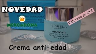 NOVEDAD MERCADONA CREMA ANTIEDAD SISBELA  VENDEN POR 5 EUROS UNA CREMA ANTIEDAD QUE CUESTA 85 [upl. by Hiller]