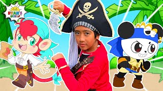 Pirate Ryan and Friends found Buried Treasure FULL CARTOON ANIMATION [upl. by Ulberto463]