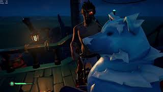 Dog gets shot out cannon VERY SAD Sea Of Thieves [upl. by Ansilma]