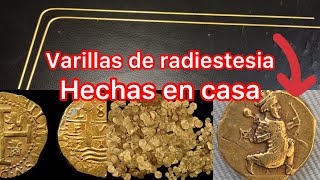 Como hacer Varillas de radiestesia en L funcionales para buscar tesoros en casa TUTORIAL 1 [upl. by Maurise]