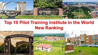 Top 10 PILOT TRAINING INSTITUTE IN THE WORLD New Ranking [upl. by Ramsay]