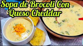 💙SOPA DE BROCOLI CON QUESO CHEDDAR🥦 DAYSIS CHANNEL [upl. by Artnoed817]