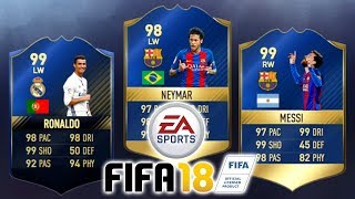 50 Footballers And Their Best Ever FIFA Cards  FIFA 18 Update [upl. by Onra553]