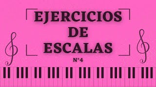 Práctica de escalas N°4 Escalas Mayores y menores EDUCACIÓN MUSICAL  PERCEPCIÓN MUSICAL [upl. by Fisch]