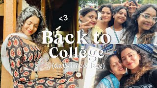 Back to College Vlog✏️📕  Hansika Krishna [upl. by Laing852]