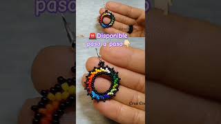 Disponible paso a paso 👏🏻creaconmostacilla aretes mostacillas diy tutorial [upl. by Verada]